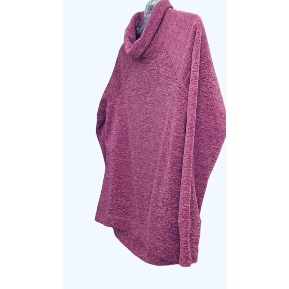 DSG LONG SLV KNIT FLEECE TURTLENECK TOP, WOMENS, M, ORCHID, WARM, FALL &  WINTER - Picture 3 of 11